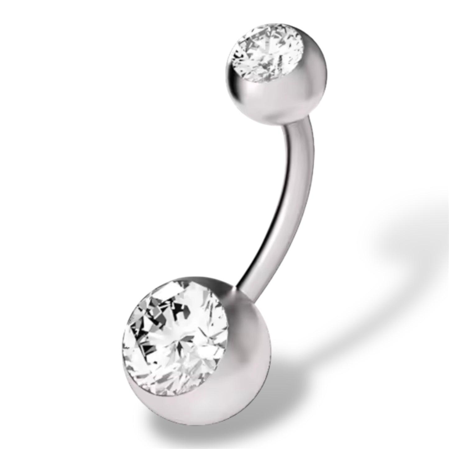 Titan Banane Silber Glitzer